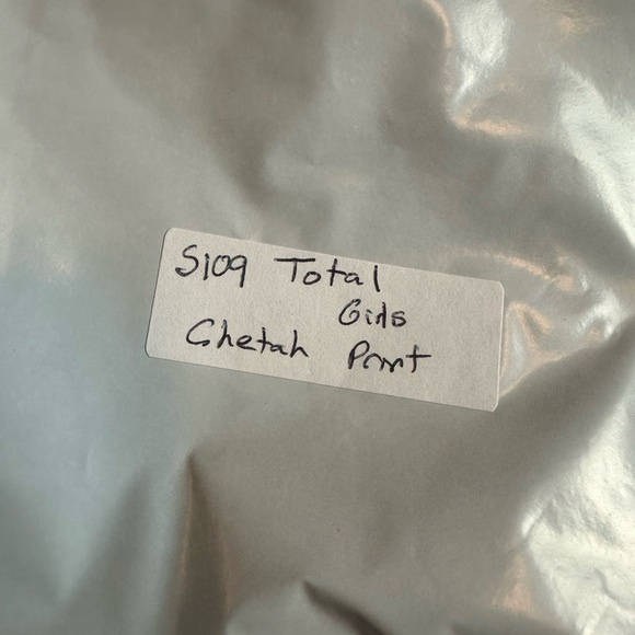 Total Girl Jeans Girls 14 1/2 Straight Leg Adjustable Waist Stretch‎ Cheetah - Picture 10 of 10